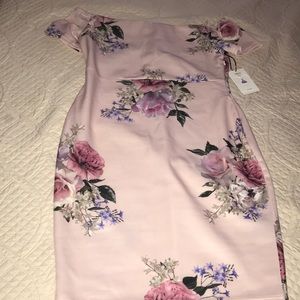 Pink Floral Dress